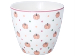 Clarissa white latte cup fra GreenGate - Tinashjem